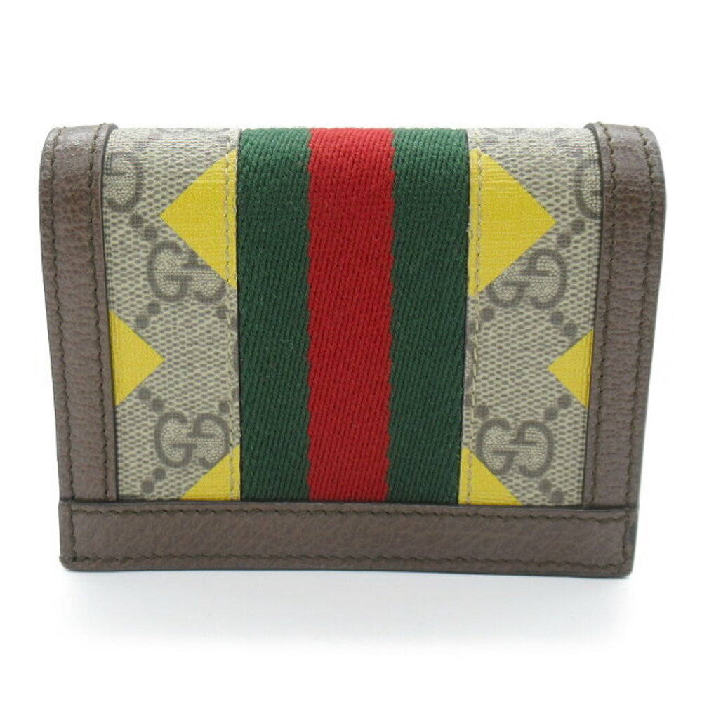 Gucci bifold wallet leather canvas multicolor - Picture 2 of 8